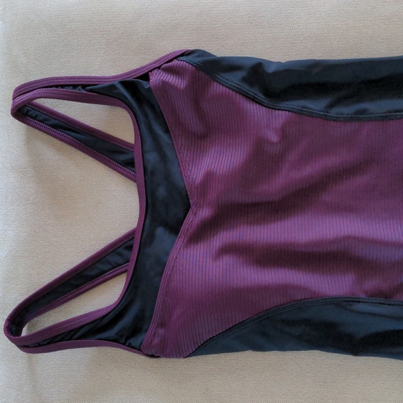 Speedo One Piece Keyhole Racer Back Swimsuit Size Small - Picture 4 of 7